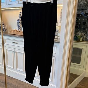 Eileen Fisher Black Velvet Trousers